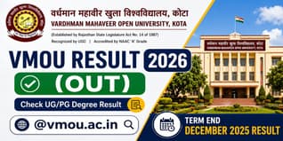 VMOU Result 2026 (OUT): Check UG/PG Degree Result @vmou.ac.in